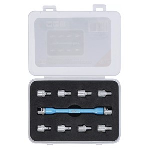 BGS Ključ za žbice | izmjenjiva glava | za motocikl | 10-dijelni