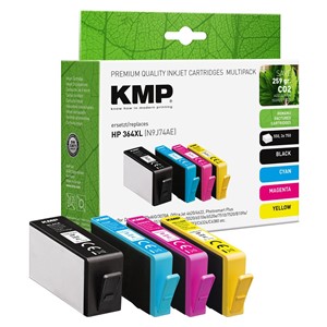 KMP 1712,4005 ink cartridge 4 pc(s) Compatible High (XL) Yield Cyan