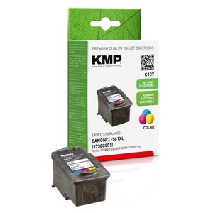 KMP C137 ink cartridge 3 pc(s) Compatible High (XL) Yield Cyan, Magenta, Yellow