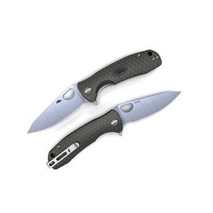 Knife Honey Badger Leaf 14C28N Small Black