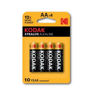 Kodak XTRALIFE alkaline AA battery (4 pack)