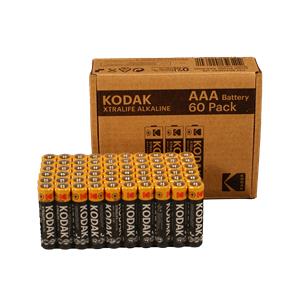 Kodak XTRALIFE alkaline AAA battery (60 pack)