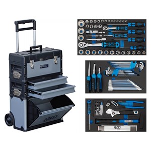 BGS Kolica za montažu | pokretna | s 111 komada alata
