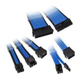 Kolink Core Adept Braided Cable Extension Kit - Blue