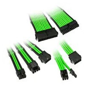 Kolink Core Adept Braided Cable Extension Kit - Green