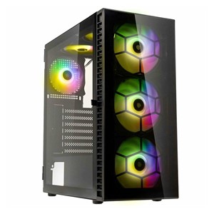 Kolink Observatory HF Glass ARGB Midi-Tower - black