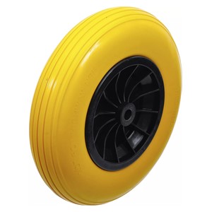 BGS Kotač za tačke | PU, žuti /crni | 400 mm
