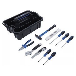 BGS Kovčeg za nošenje alata | plastični | uključujući asortiman alata | 11-dijelni