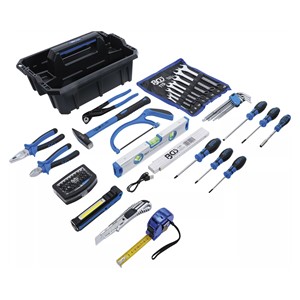 BGS Kovčeg za nošenje alata | plastični | uključujući asortiman alata | 66-dijelni