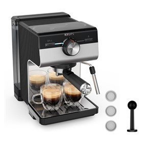 Krups Authentic+ XP384E10 coffee maker Semi-auto Espresso machine 2 L