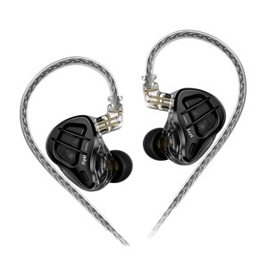 KZ ZAR NO MIC - in-ear headphones, black and gold
