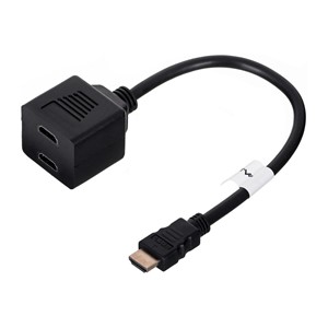 Lanberg AD-0019-BK video splitter HDMI 2x HDMI