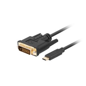 Lanberg CA-CMDV-10CU-0018-BK USB-C to DVI-D 1.8 m Crni
