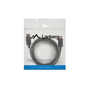 Lanberg CA-DPDP-10CC-0030-BK DisplayPort cable 3 m Black