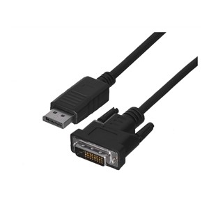 Lanberg CA-DPDV-10CU-0010-BK video cable adapter 1 m DisplayPort DVI-D Black
