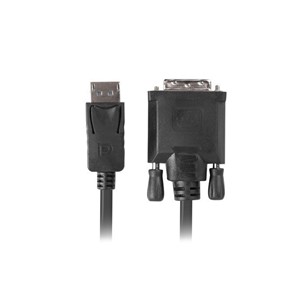 Lanberg CA-DPDV-10CU-0018-BK video cable adapter 1.8 m DisplayPort DVI-D Black