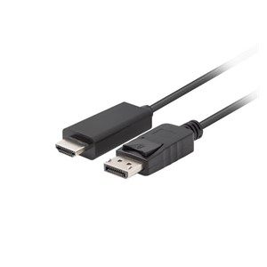 Lanberg CA-DPHD-11CC-0018-BK cable gender changer DisplayPort HDMI Black