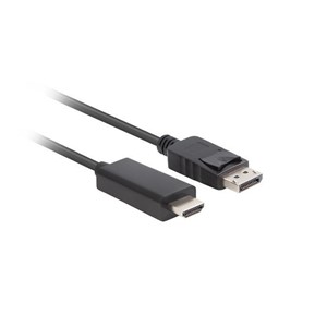 Lanberg CA-DPHD-11CC-0050-BK cable gender changer DisplayPort HDMI Black
