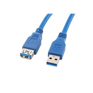 Lanberg CA-US3E-10CC-0018-B USB cable 1.8 m USB 3.0 USB A blue