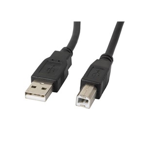 Lanberg CA-USBA-11CC-0050-BK USB cable USB 2.0 5 m USB B Black