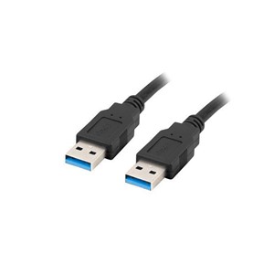 Lanberg CA-USBA-30CU-0010-BK USB cable 1m 3.0 USB A Black