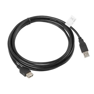 Lanberg CA-USBE-10CC-0030-BK USB cable USB 2.0 3 m USB A Black
