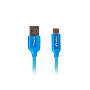 Lanberg CA-USBO-22CU-0005-BL USB cable 0.5 m USB 2.0 USB A USB C Blue