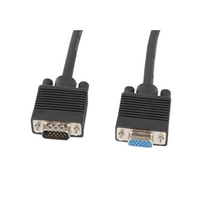 Lanberg CA-VGAC-10CC-0018-B+ VGA cable 1.8 m VGA (D-Sub) Black