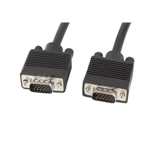 Lanberg CA-VGAC-10CC-0150-B VGA cable 15 m VGA (D-Sub) Black