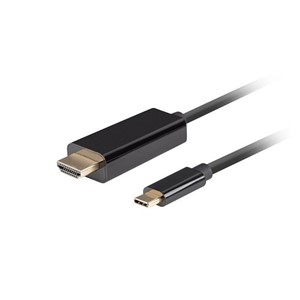 LANBERG CABLE USB-C(M)->HDMI(M) 3M 4K 60HZ BLACK