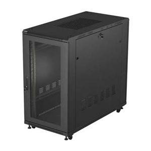 Lanberg FF01-6222-23B rack cabinet 22U Freestanding rack Black