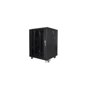 Lanberg FF01-6615-12B rack cabinet 15U Freestanding rack Black
