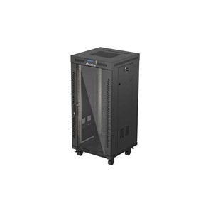 Lanberg FF01-6624-12BL rack cabinet 24U Freestanding rack Black