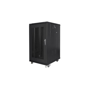 Lanberg FF01-6822-23B rack cabinet 22U Freestanding rack Black