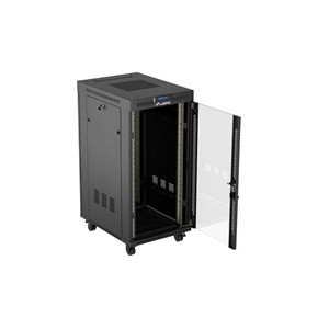 Lanberg FF01-6824-12BL rack cabinet 24U Freestanding rack Black