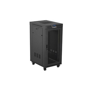 Lanberg FF01-6824-23BL rack cabinet 24U Freestanding rack Black