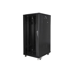 Lanberg FF01-6827-12B rack cabinet 27U Freestanding rack Black