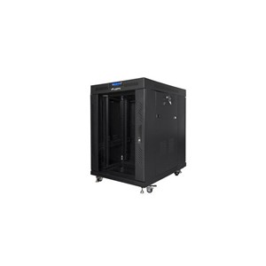 Lanberg FF01-8015-12BL rack cabinet 15U Freestanding rack Black