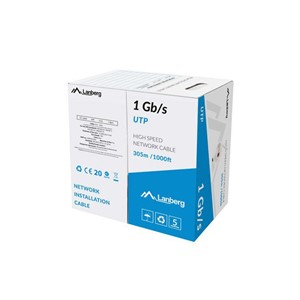 LANBERG LAN UTP 1GB /S 305M WIRE CCA GREY