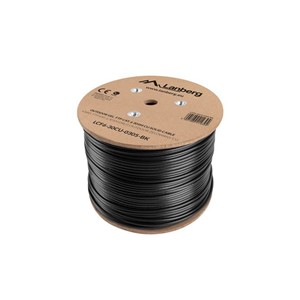 Lanberg LCF6-30CU-0305-BK networking cable Black 305 m Cat.6 outdoor