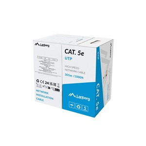 Lanberg LCU5-15CC-0305-S networking cable Grey 305 m Cat.5 /Cat.5e U /UTP (UTP)