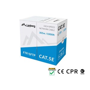 Lanberg LCU6-11CU-0305-S networking cable Grey 305 m Cat6 U /UTP (UTP)