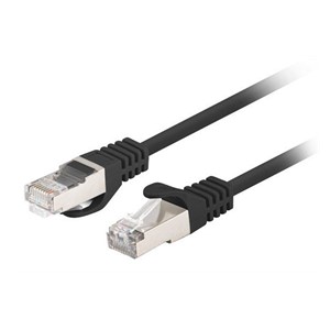 Lanberg PCF6-20CC-0100-BK networking cable Black 1 m Cat6 U /UTP (UTP)