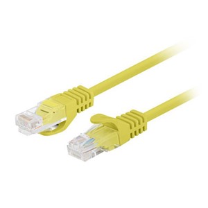 Lanberg PCU6-20CC-0300-Y networking cable Yellow 3 m Cat6 U /UTP (UTP) 10-PACK