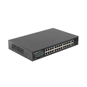 Lanberg RSGE-24P-2GE-2S-360 network switch Unmanaged 4