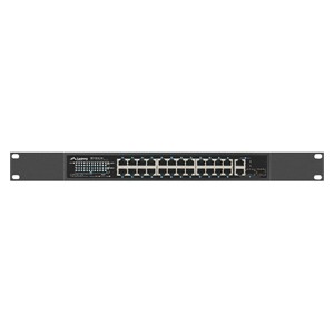 Lanberg Switch 24X 100MB DSP+ /2X Combo Rack 19 360W V2
