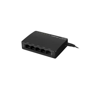 Lanberg Switch PoE DSP3-1005-60W (5-port, 1Gb /s)