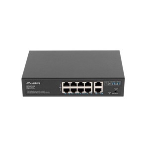 Lanberg Switch PoE+ Rack 10 /19 RSFE-8P-2GE-120