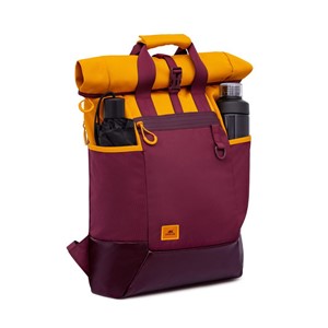 Laptop Backpack 15.6 25L Rivacase 5321 maroon-yel
