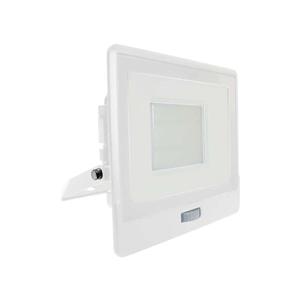 LED projector V-TAC VT-158S with connection coupler 50W 6500K 4000lm motion detector (SKU 20279) White 2